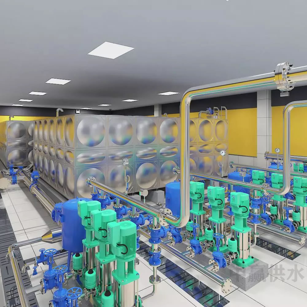 高層小區(qū)二次供水設(shè)備的工作原理和工作流程是什么？